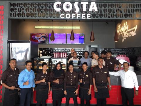 HMSHost - Maldives - Costa Coffee